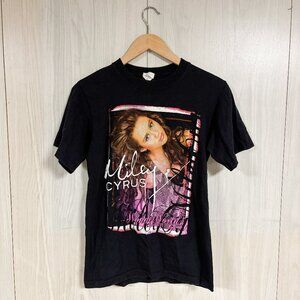 Y2K 2009 Miley Cyrus Wonder World Tour Anvil Vintage Tshirt